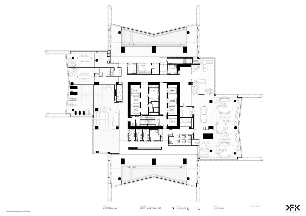 BIM建筑|Australia 108住宅塔楼，墨尔本 / Fender Katsalidis
