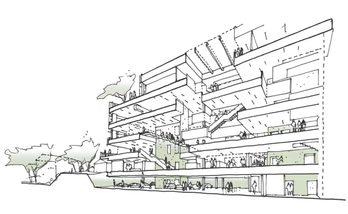 BIM建筑|Mercantec Midtbyens 体育馆 / Cubo 建筑事务所