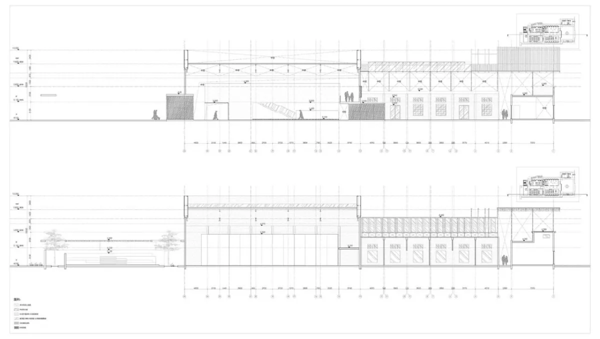 BIM建筑|桐乡东浜头村双创客厅改造 | 上海严旸建筑设计工作室