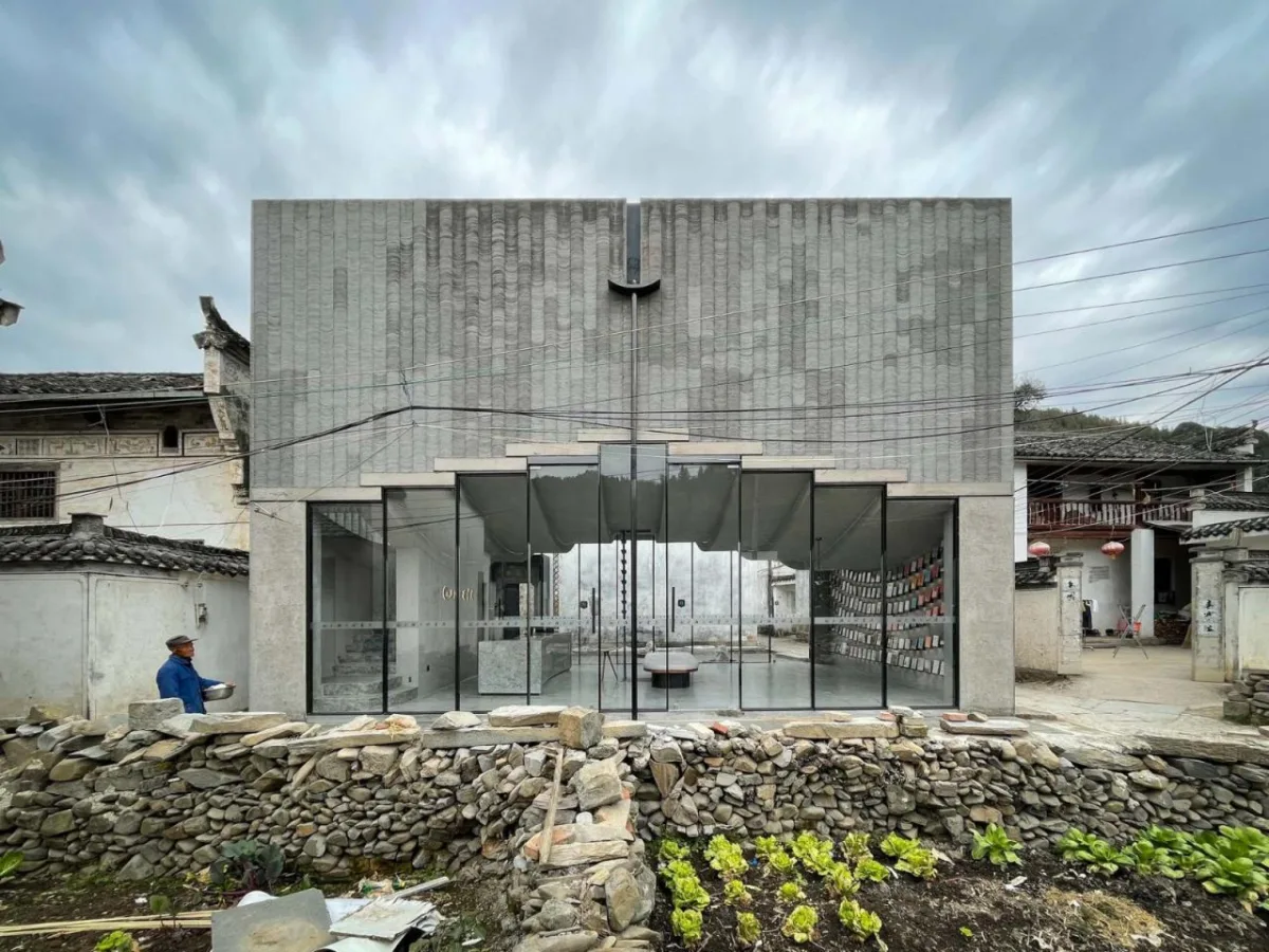 BIM建筑|桥廊：上海三联书店·黄山桃源店 / 来建筑设计工作室