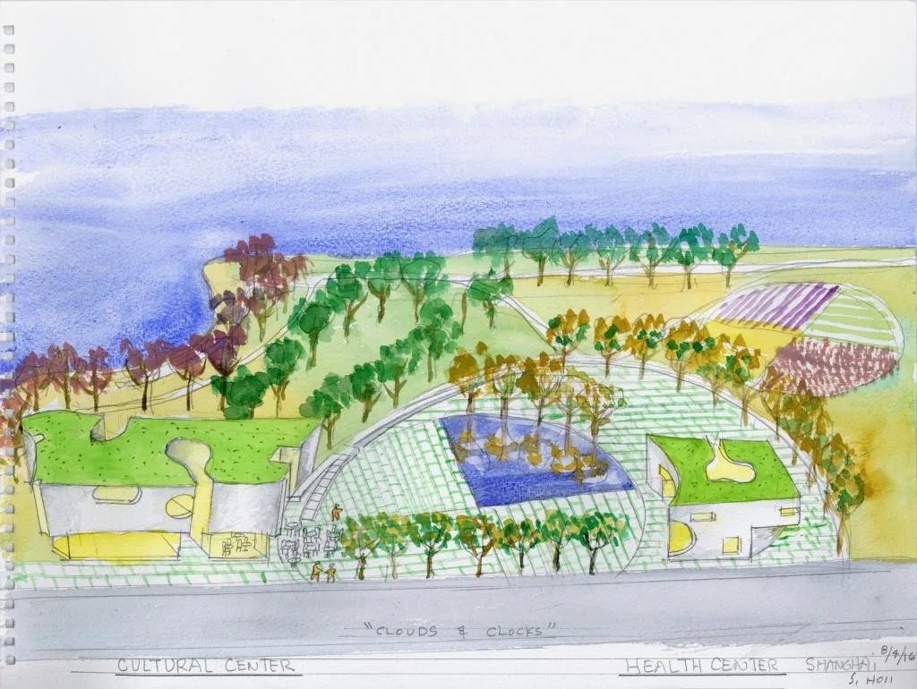 BIM建筑|上海中粮南桥半岛文体中心与医疗服务站 / Steven Holl Architects