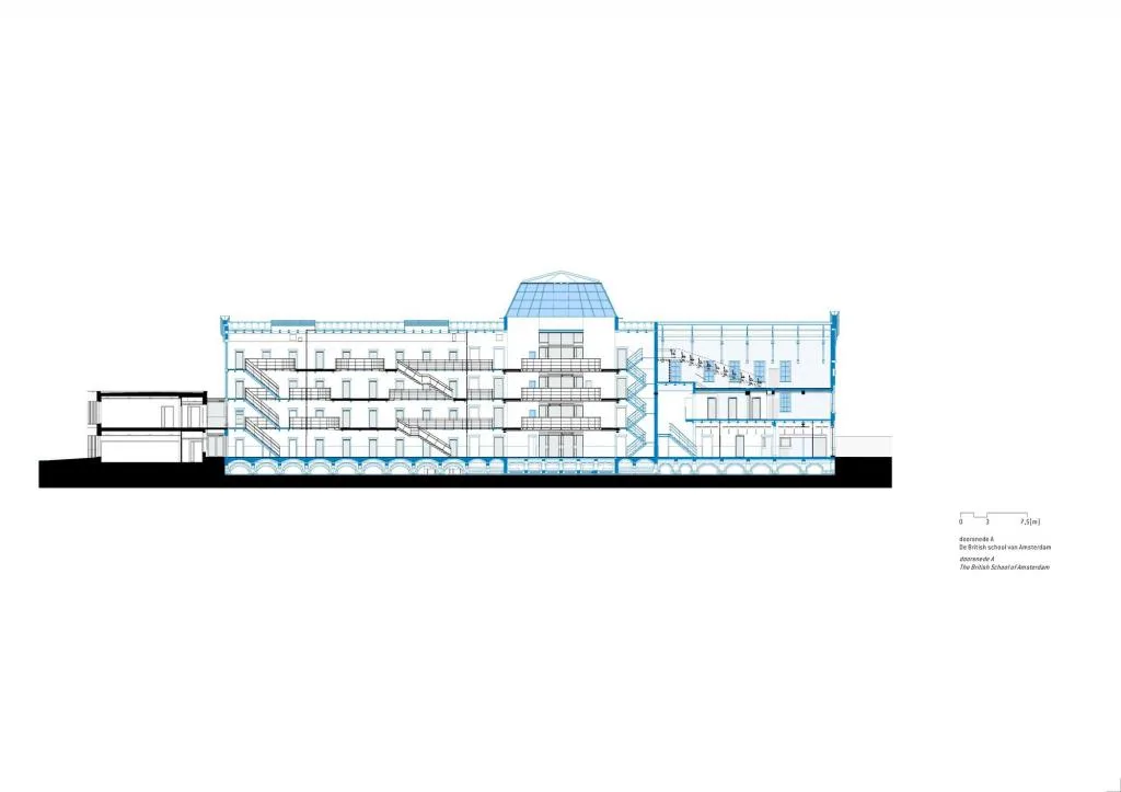 BIM建筑|由监狱改造而成的学校 / Atelier PRO architects