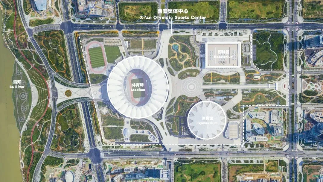 BIM建筑|最美全运会完美收官，奥体中轴之门继续绽放新的生命力 / 三益建筑设计