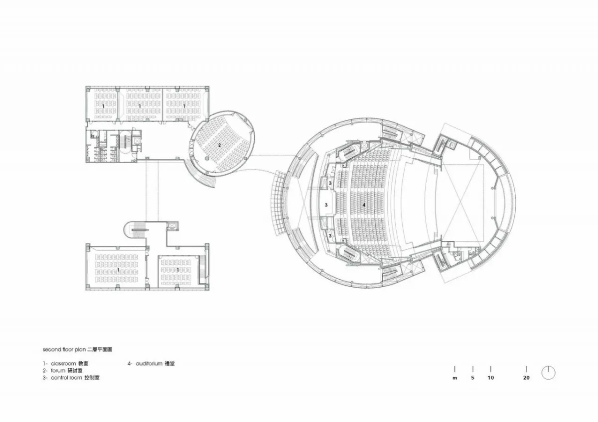 BIM建筑|台湾中央大学多功能大礼堂 / 潘冀联合建筑师事务所