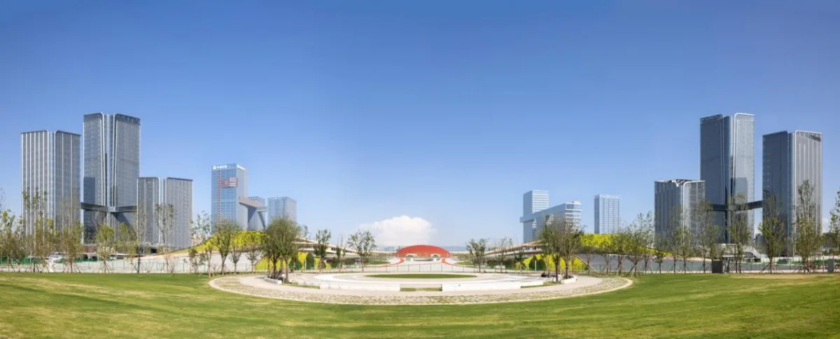 BIM建筑|最美全运会完美收官，奥体中轴之门继续绽放新的生命力 / 三益建筑设计