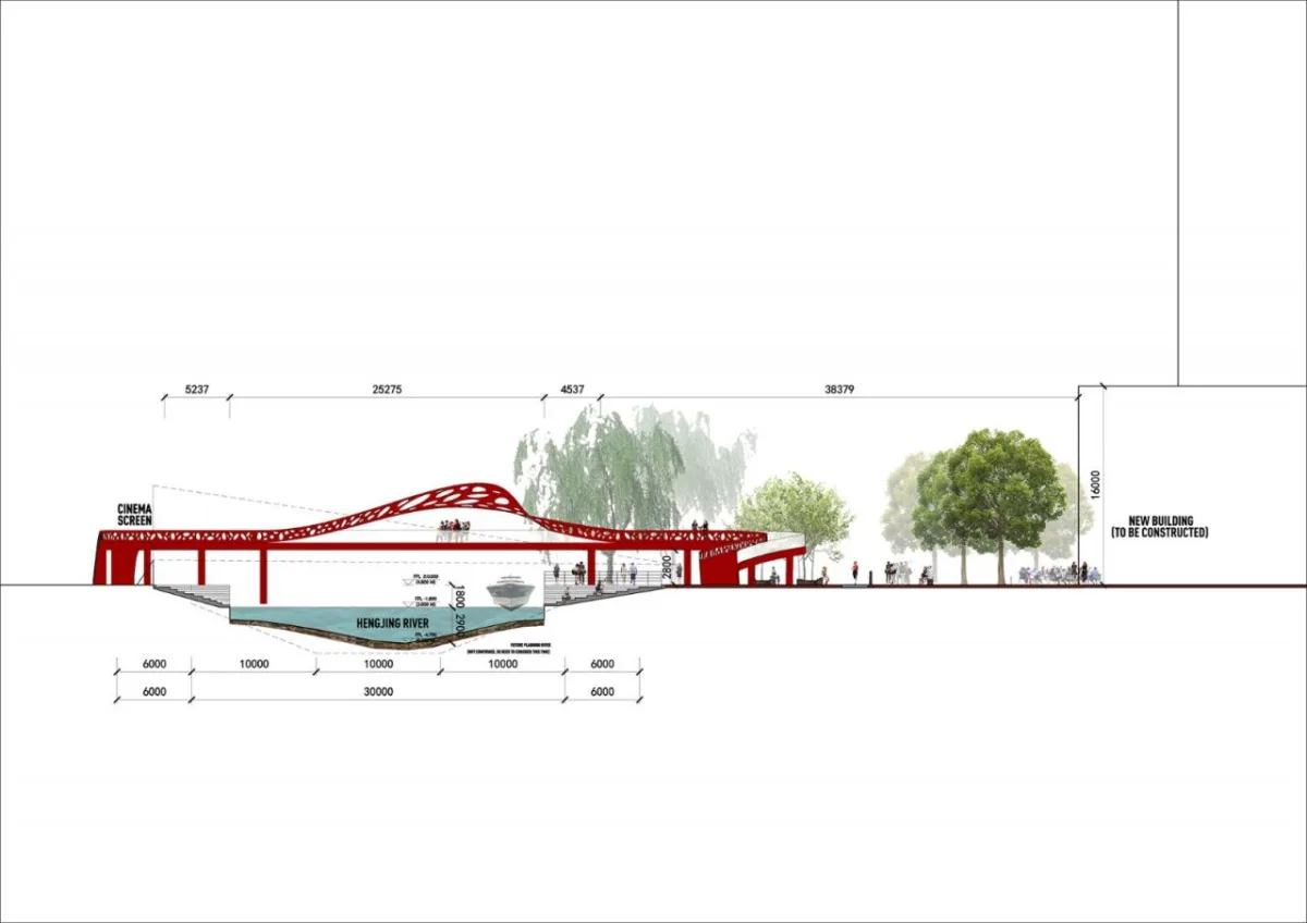 BIM建筑|上海闵行横泾港东岸滨水，景观公共空间改造 / SPARK Architects