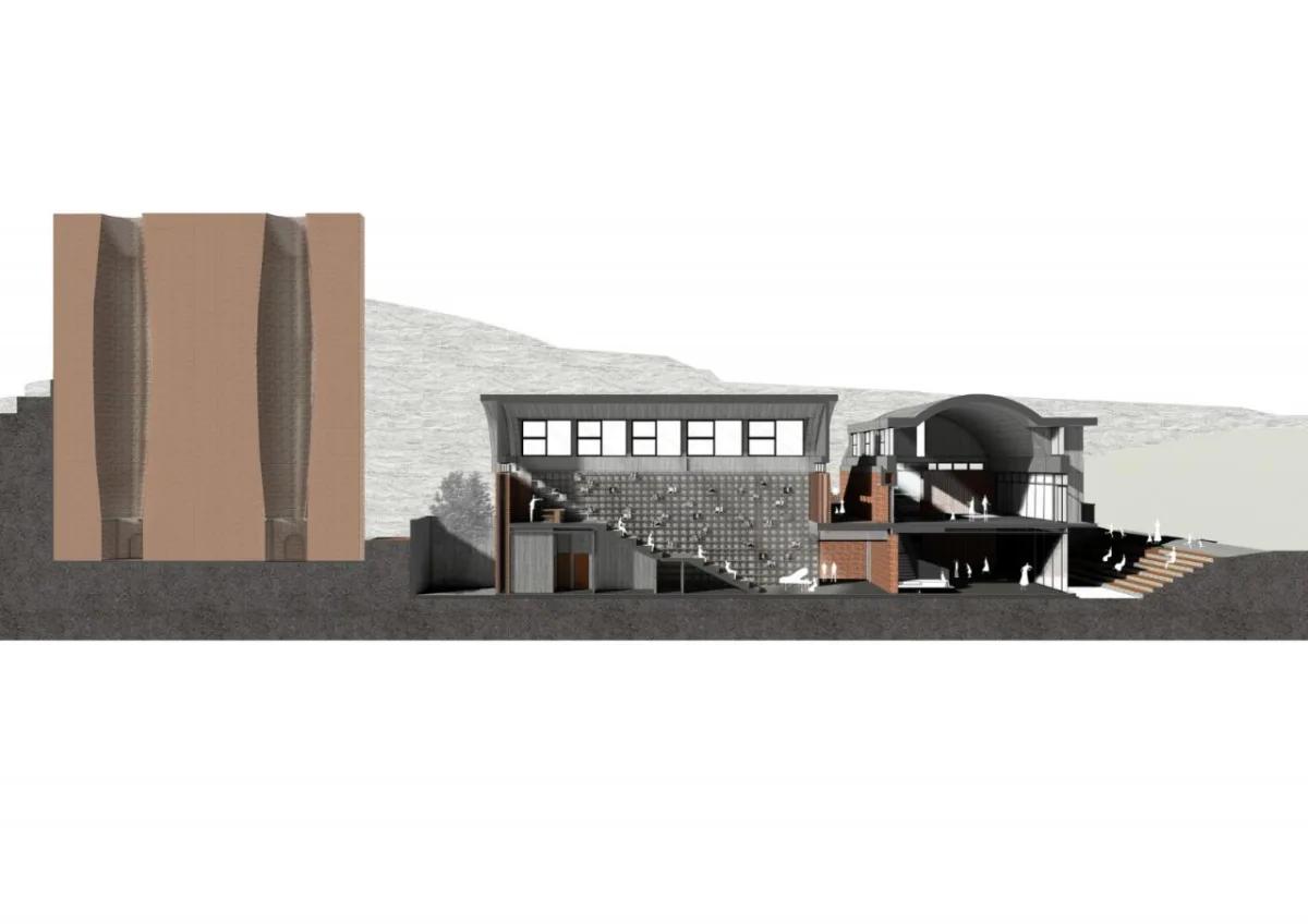 BIM建筑|南京先锋汤山矿坑书店 / 东南大学建筑学院 + 艺合境建筑事务所