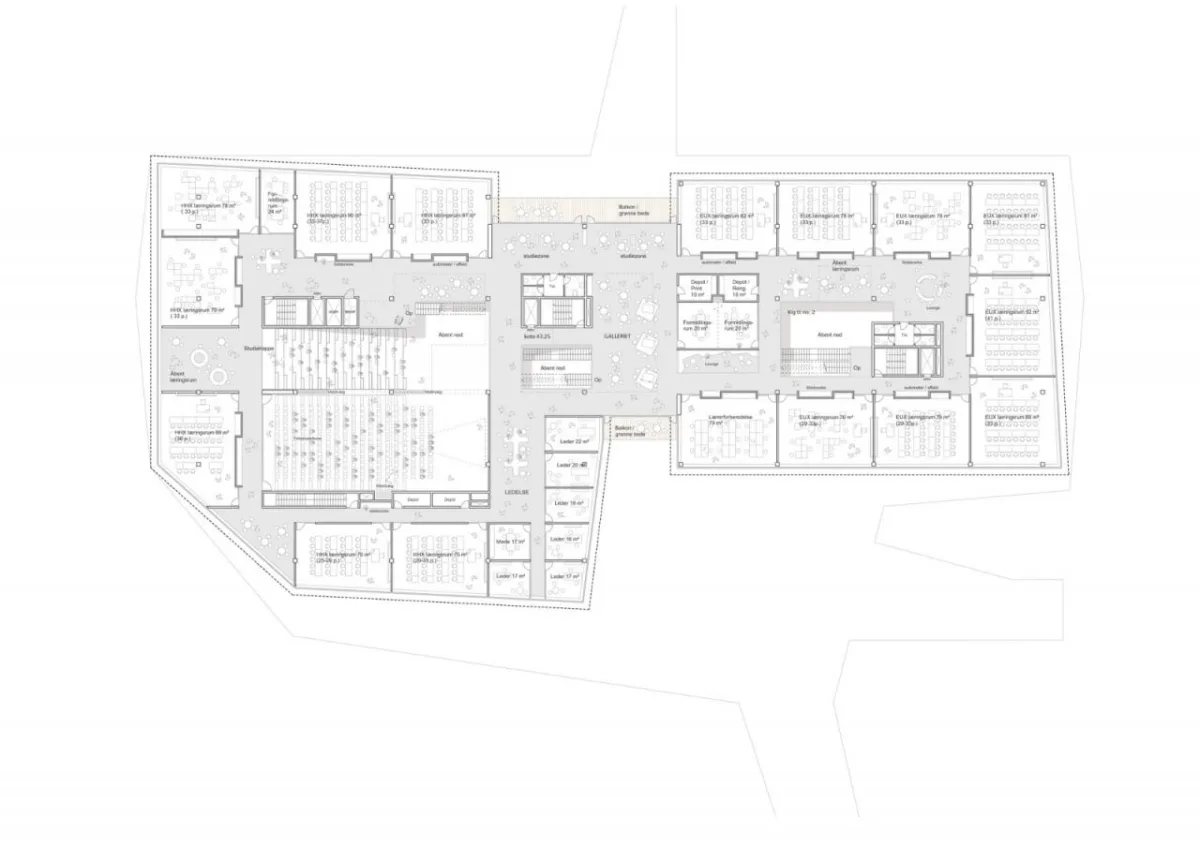 BIM建筑|Mercantec Midtbyens 体育馆 / Cubo 建筑事务所