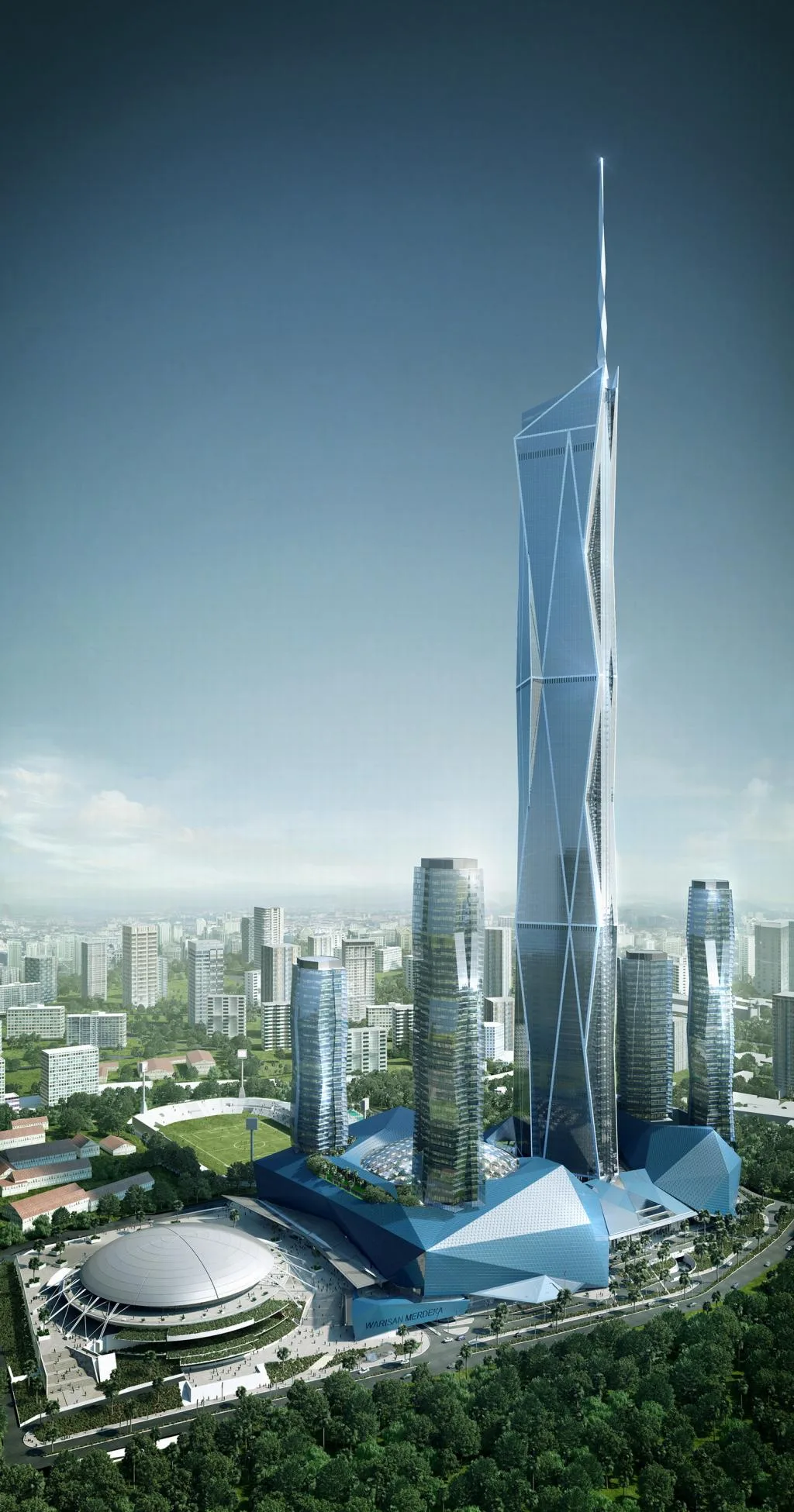 BIM建筑|Merdeka 118大楼，吉隆坡 / Fender Katsalidis