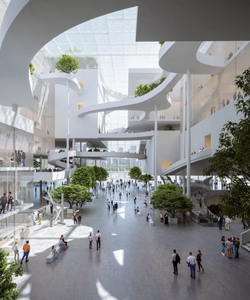 BIM建筑|藤本壮介设计有透明立面的深圳展览馆