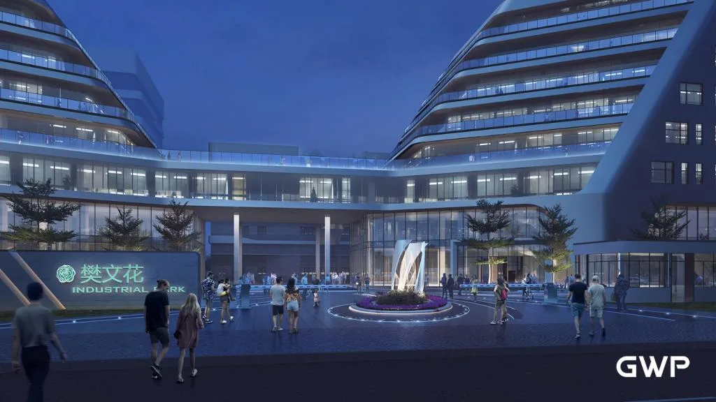 BIM建筑| 广州樊文花总部产业园项目 / GWP