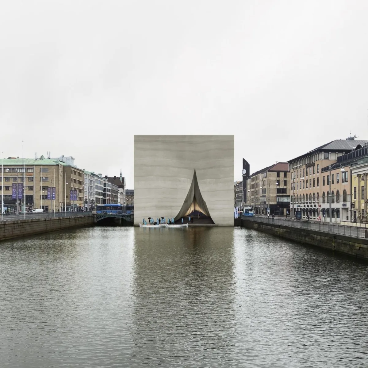 BIM建筑|Brunnsparken 派对纪念馆 / Bornstein Lyckefors