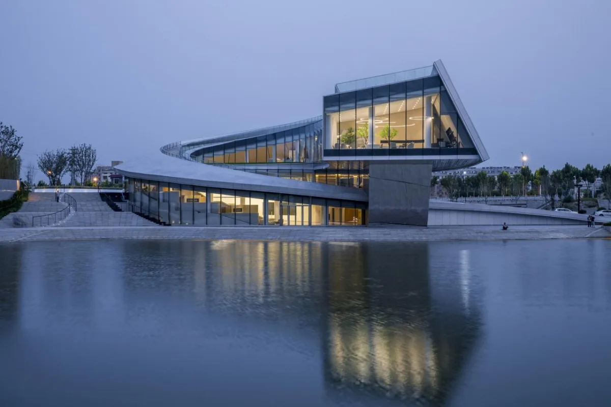 BIM建筑|眺望泰山的窗口：泰山佑游客中心 | line+WORK