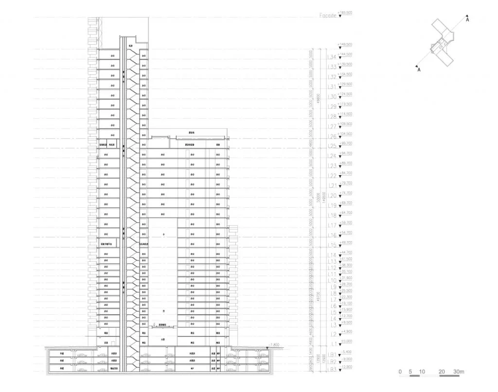 BIM建筑|广州南沙建滔广场 / Aedas