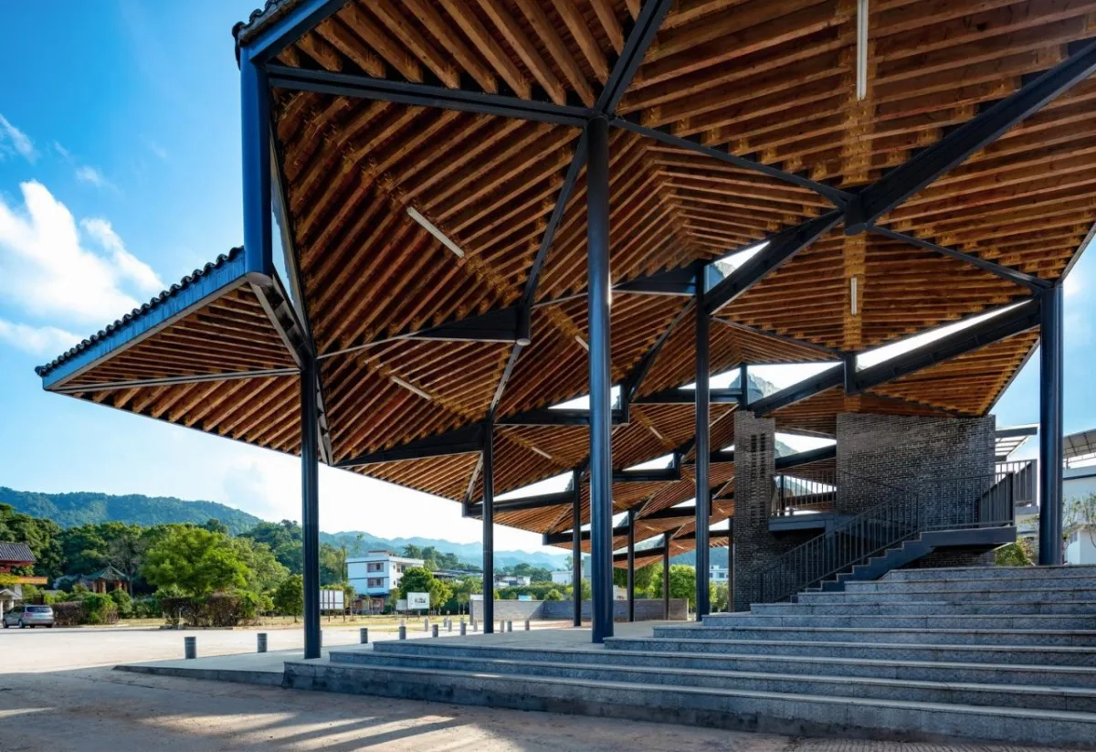 BIM建筑|乡土建筑的单元式转译 ——南粤古驿道梅岭驿站创作实践 / GDAD-城市建筑工作室