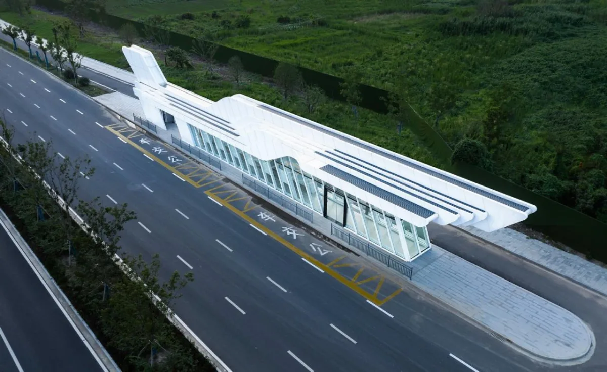 BIM建筑|有趣的等候：张家港高铁新城公交站台设计 / 中衡设计