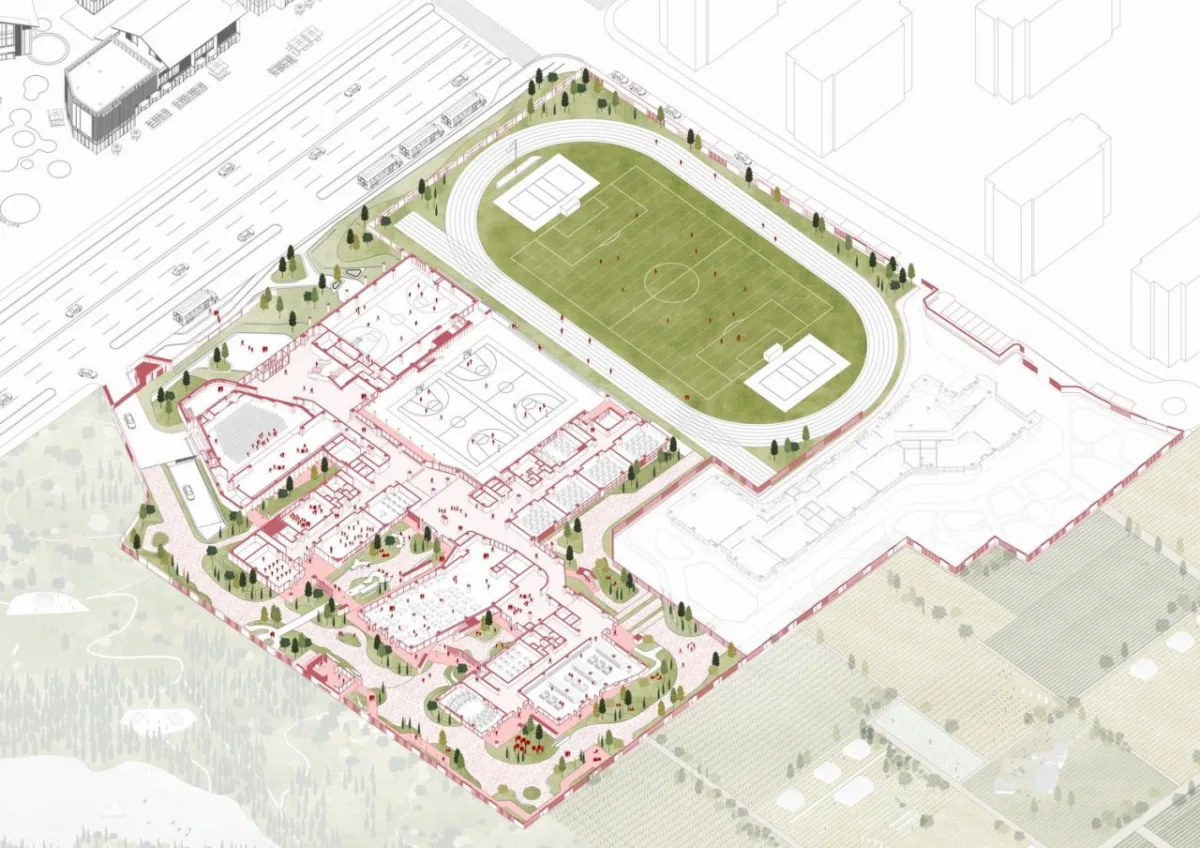 BIM建筑|潍坊歌尔学校：以内容推导空间构成 / gad