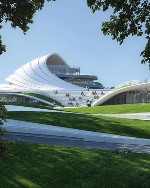BIM建筑|MAD设计嘉兴市民中心