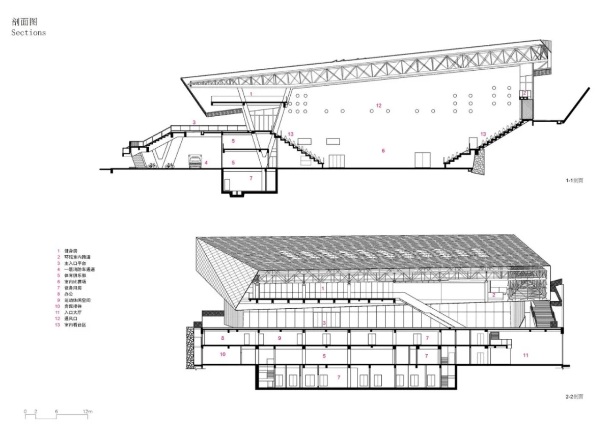 BIM建筑|南方科技大学体育馆 / URBANUS都市实践