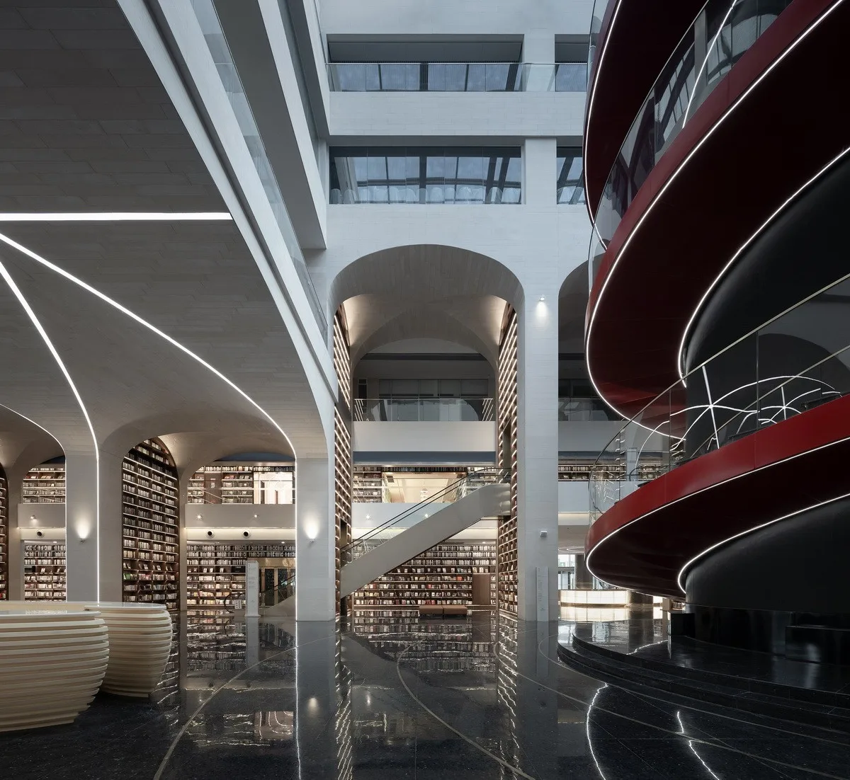 BIM建筑|东台图书馆综合体改造 / ORIA 和睿建筑