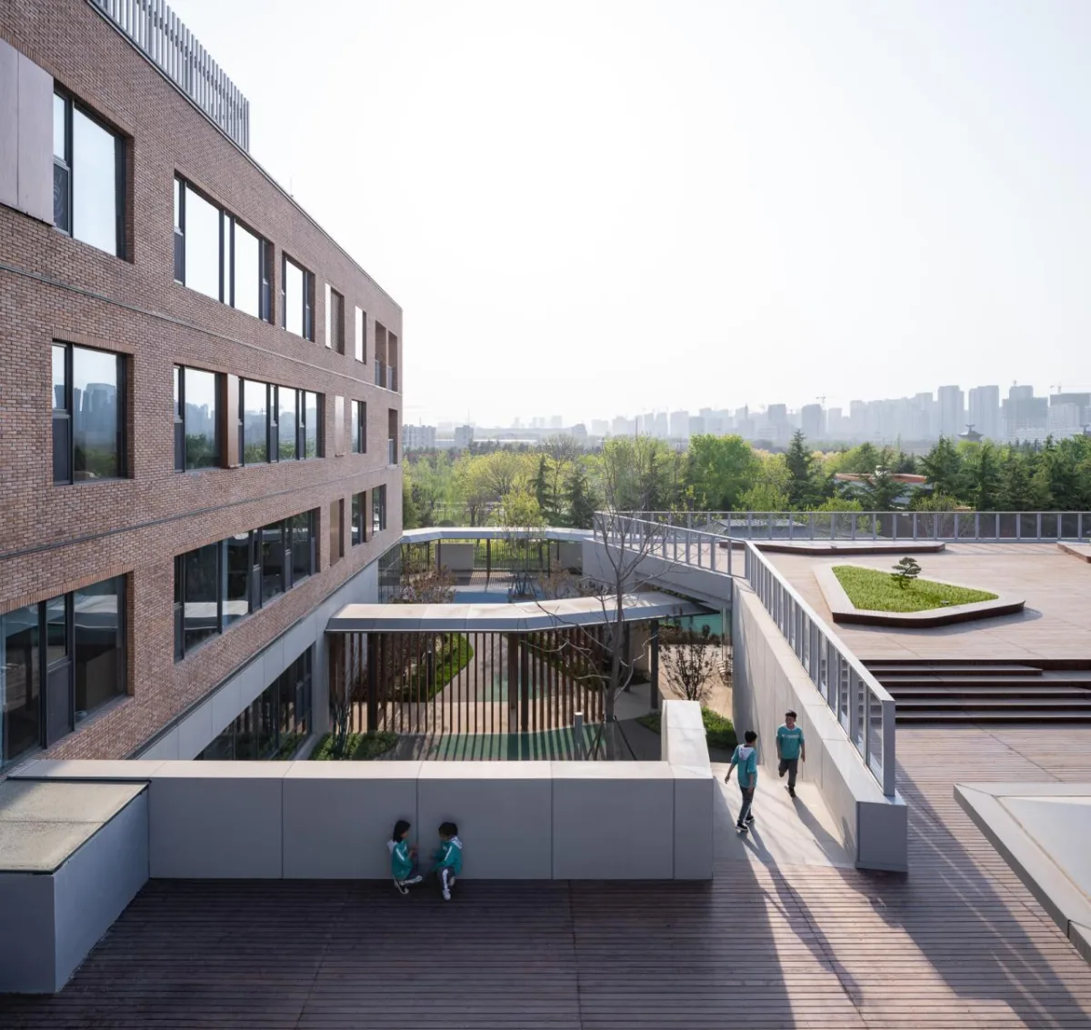 BIM建筑|潍坊歌尔学校：以内容推导空间构成 / gad