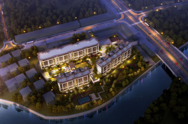 BIM建筑|无锡东港·红豆运河府，打造新中式硬核景观-BIM建筑网