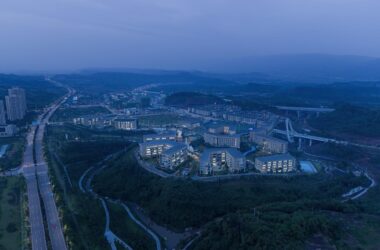 BIM建筑|西南大学附属中学两江校区：消失的高密度校园 / gad-BIM建筑网