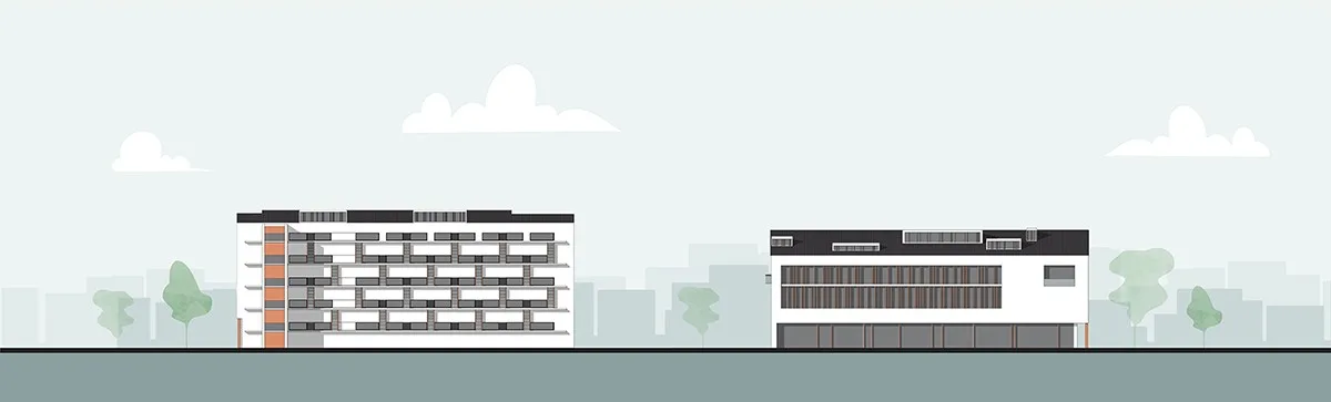 BIM建筑|赵巷康宁养护院建筑设计—这里欢迎自由的老灵魂 / 上海久利建筑事务所