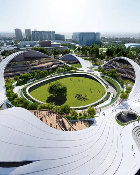 BIM建筑|MAD设计嘉兴市民中心