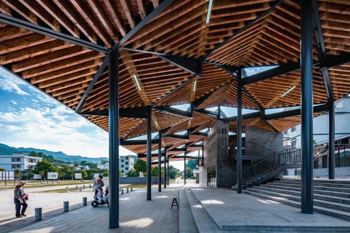 BIM建筑|乡土建筑的单元式转译 ——南粤古驿道梅岭驿站创作实践 / GDAD-城市建筑工作室