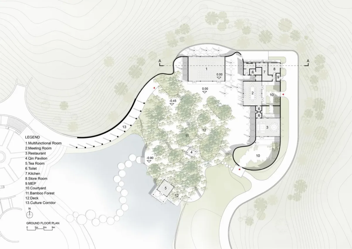 BIM建筑|中意文化艺术交流中心之中华馆 / aoe事建组