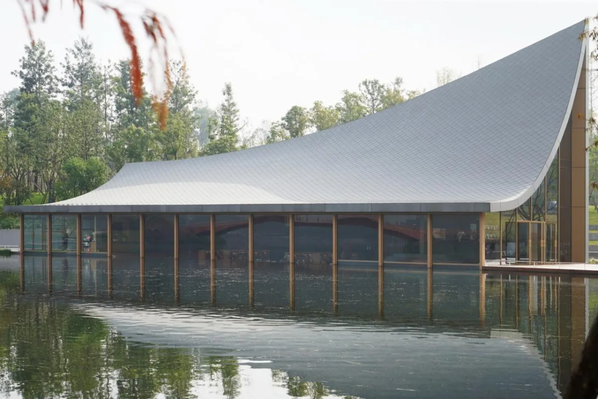 BIM建筑|成都兴隆湖中信书店 / MUDA 慕达建筑