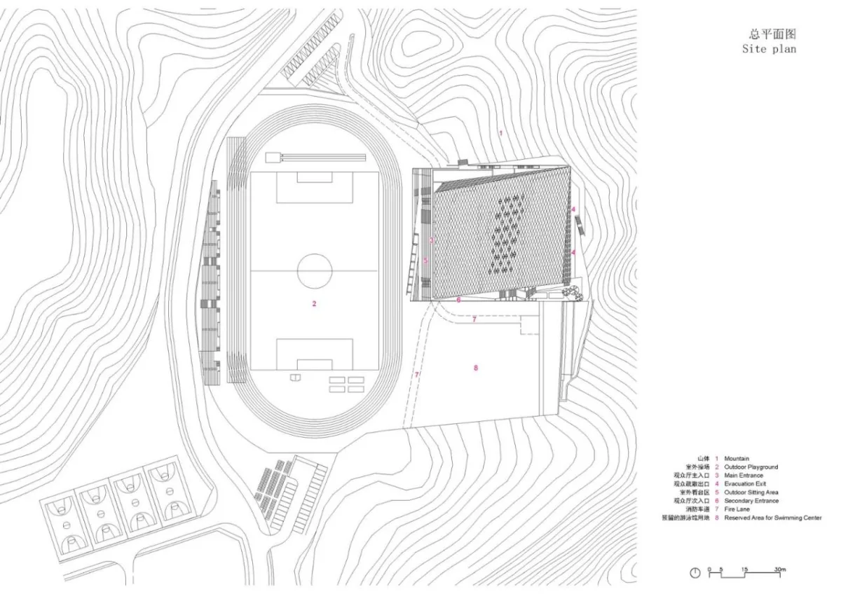 BIM建筑|南方科技大学体育馆 / URBANUS都市实践