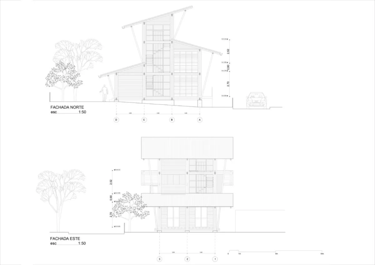 BIM建筑|地域性住宅 / ESEcolectivo