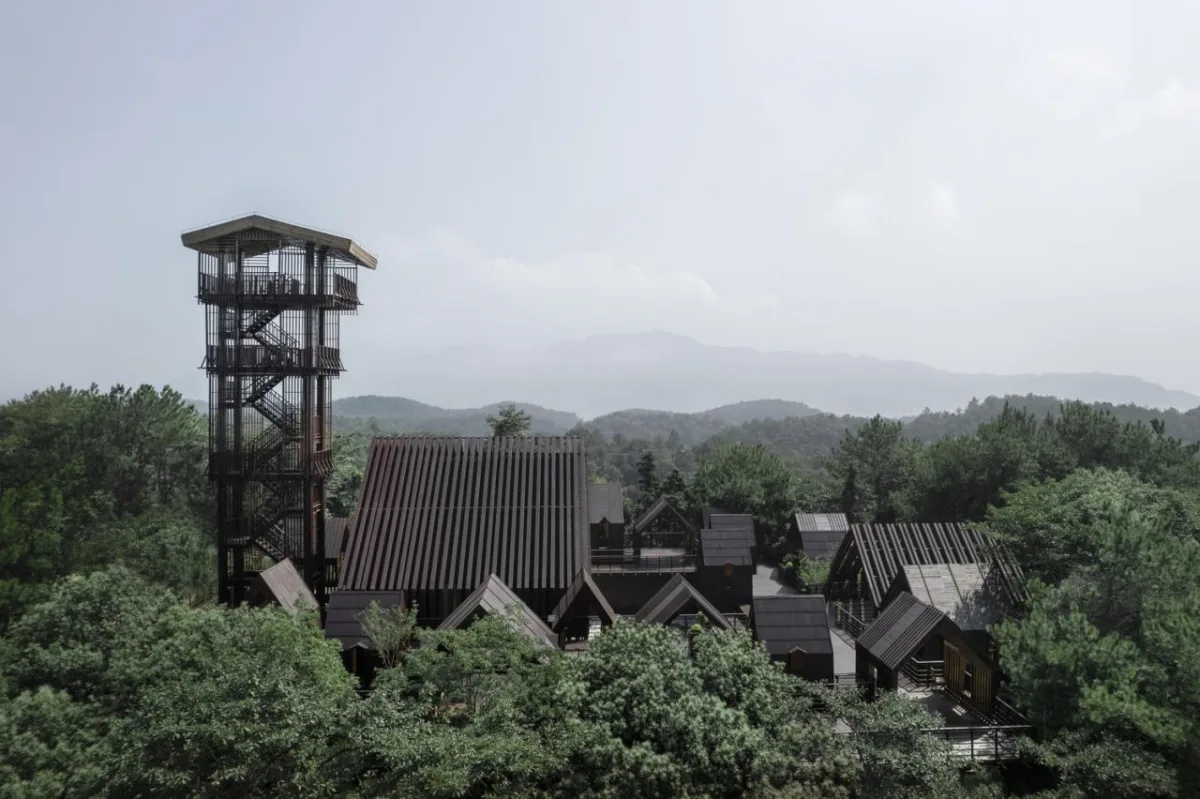 BIM建筑|木屋小镇：岛屿 · 丛林 · 小木屋，九江 / 平介设计