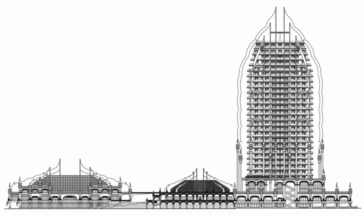 BIM建筑|雨林里的“繁花”：西双版纳景兰国际会议度假酒店 / 纲亚建筑+本土实践(广州）