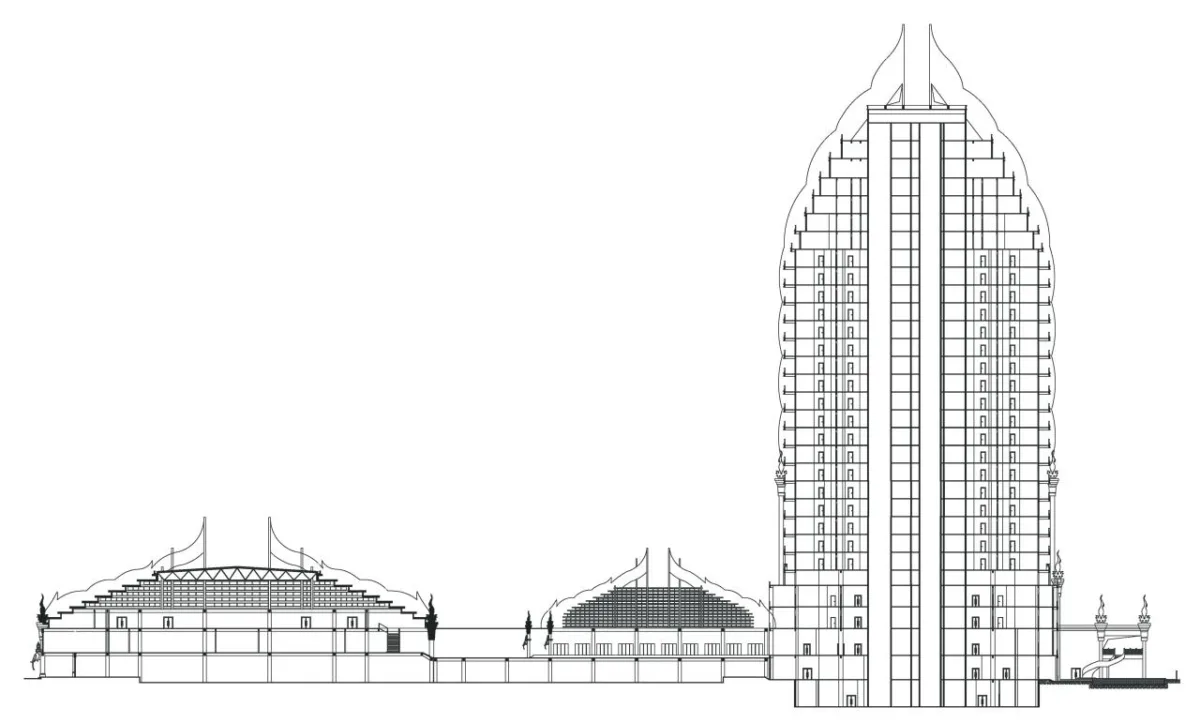BIM建筑|雨林里的“繁花”：西双版纳景兰国际会议度假酒店 / 纲亚建筑+本土实践(广州）