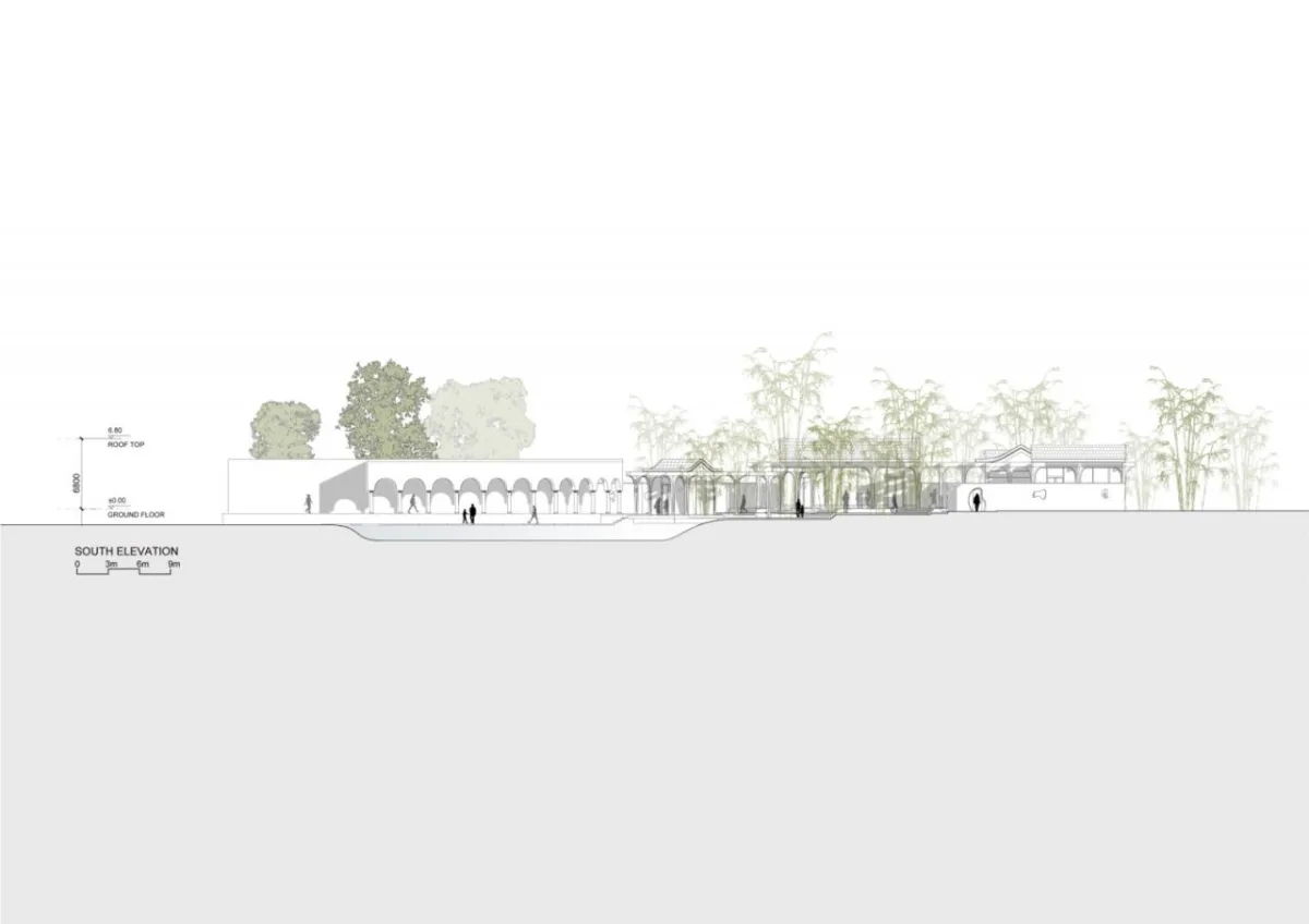 BIM建筑|中意文化艺术交流中心之中华馆 / aoe事建组