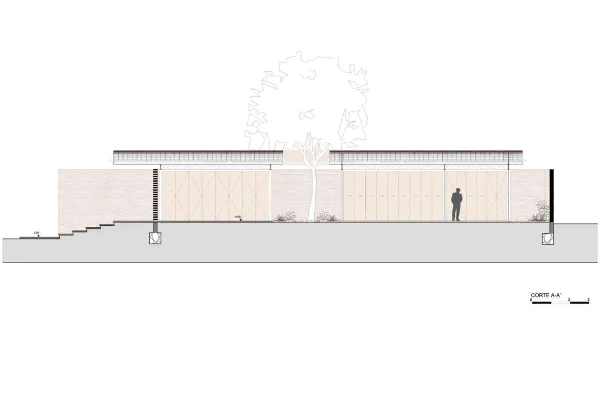 BIM建筑|手工压制砖与木材构筑而成的自宅 / Equipo de Arquitectura