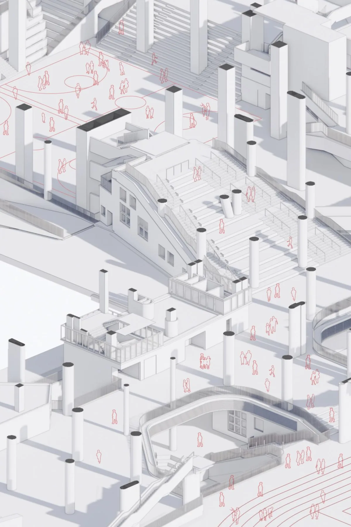 BIM建筑|深圳市宝安区上星学校 / 第伍建筑