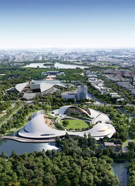 BIM建筑|MAD设计嘉兴市民中心