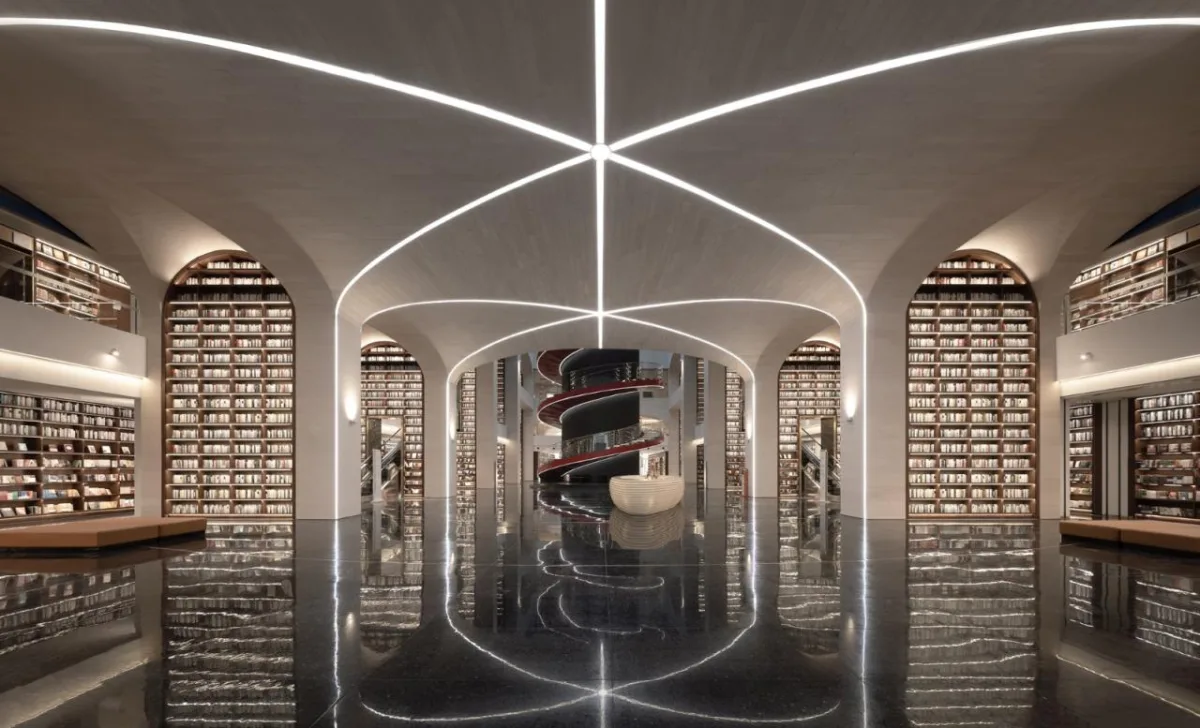BIM建筑|东台图书馆综合体改造 / ORIA 和睿建筑