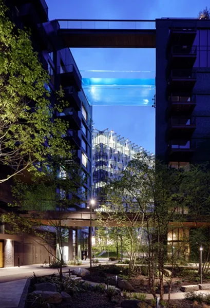 BIM建筑|伦敦建造天空游泳池