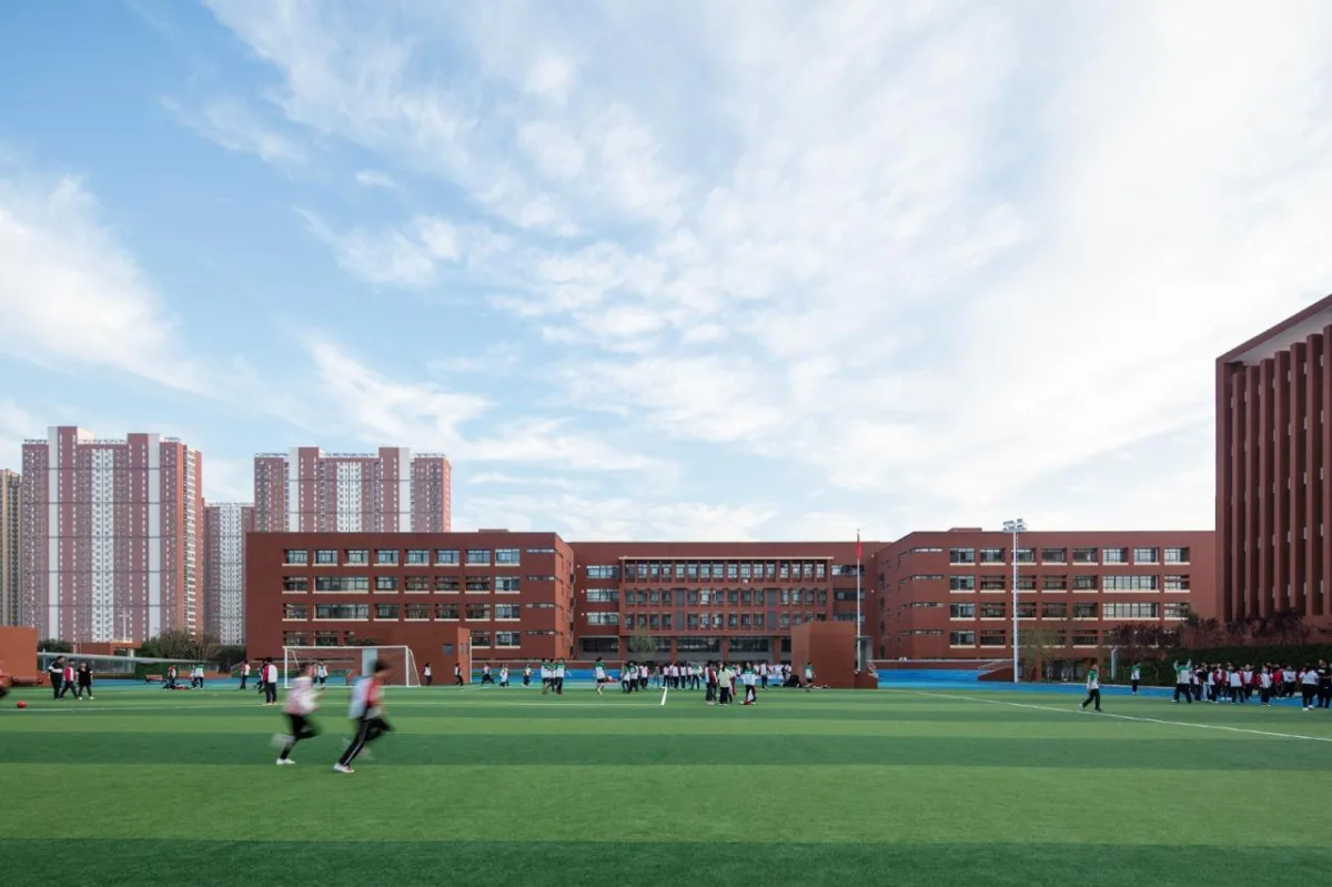 BIM建筑|“合”与“和” 厅、堂与庭：西安市航天城第一中学建筑设计 / 西安建筑科技大学建筑设计研究院