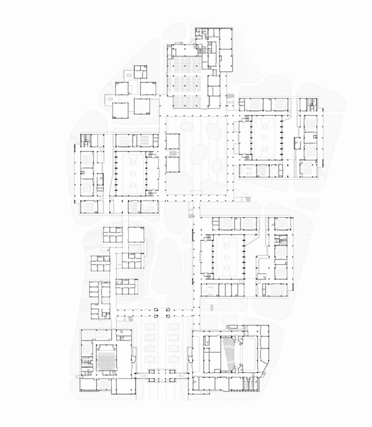 BIM建筑|树下问道，山间筑园 ——乐清市荆山公学 / 浙江大学建筑设计研究院有限公司