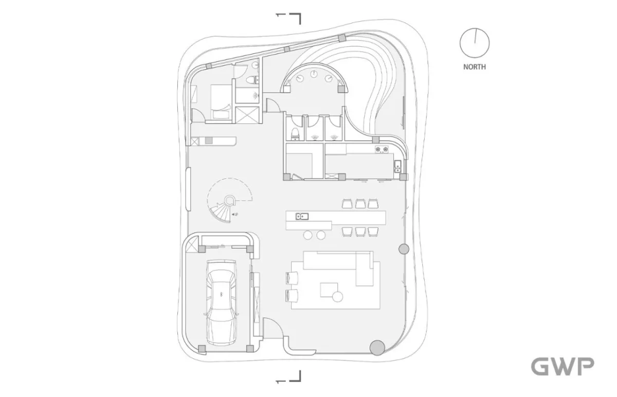 BIM建筑|云之屋·日本北海道温泉度假酒店 / GWP