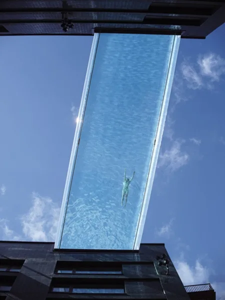 BIM建筑|伦敦建造天空游泳池