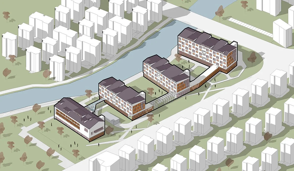 BIM建筑|赵巷康宁养护院建筑设计—这里欢迎自由的老灵魂 / 上海久利建筑事务所