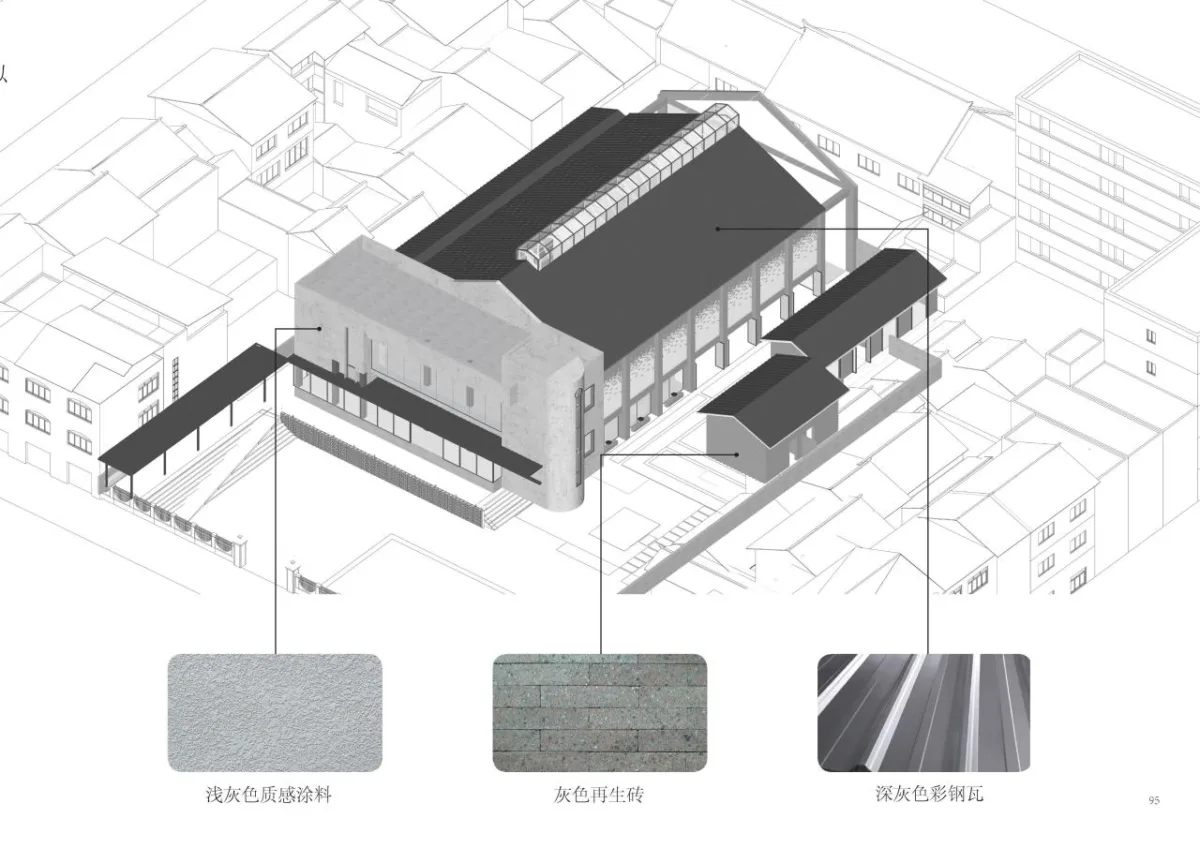 BIM建筑|扎根！生长！——邛崃市平乐古镇剧场改造 / 厚石设计
