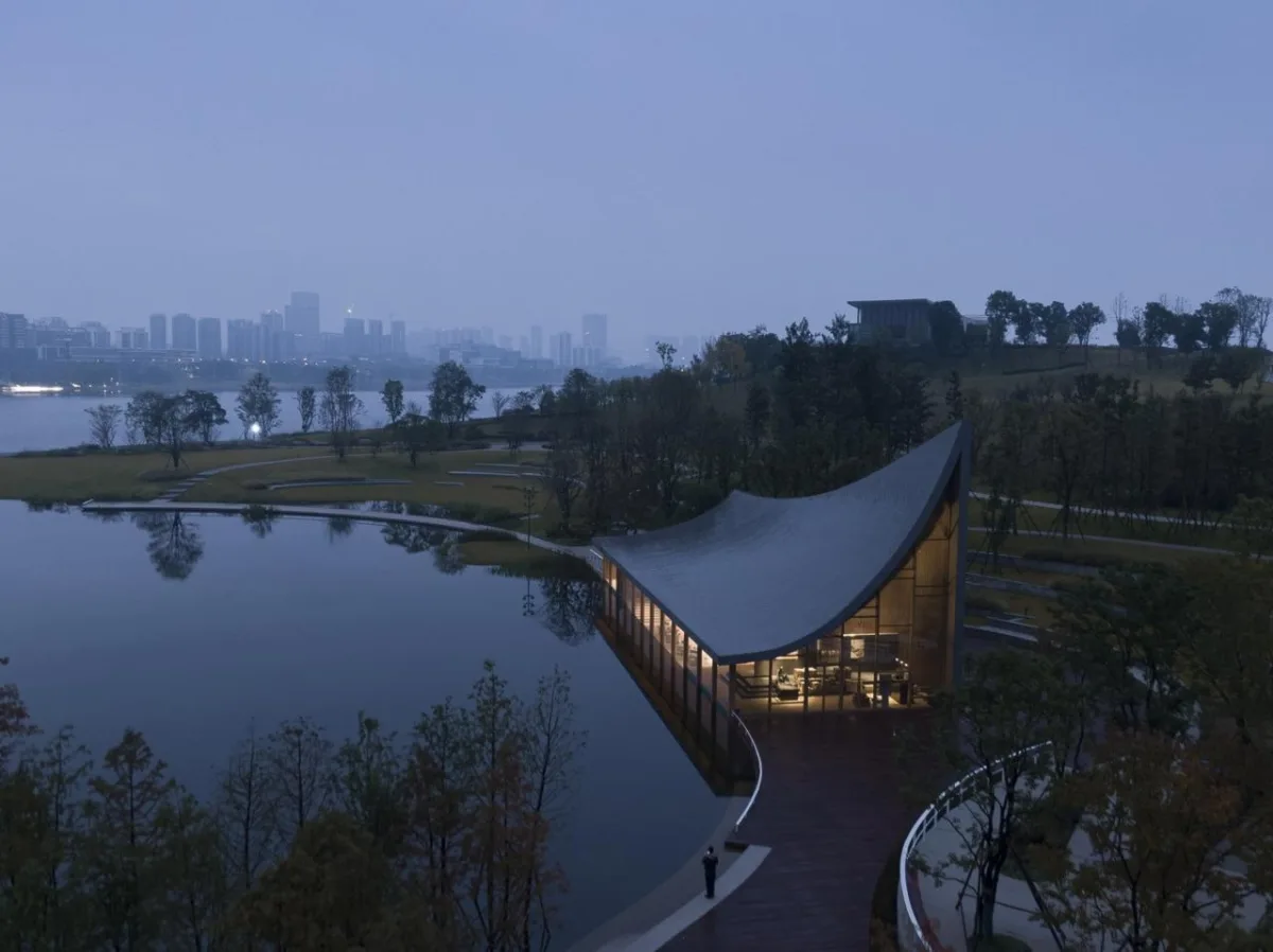 BIM建筑|成都兴隆湖中信书店 / MUDA 慕达建筑